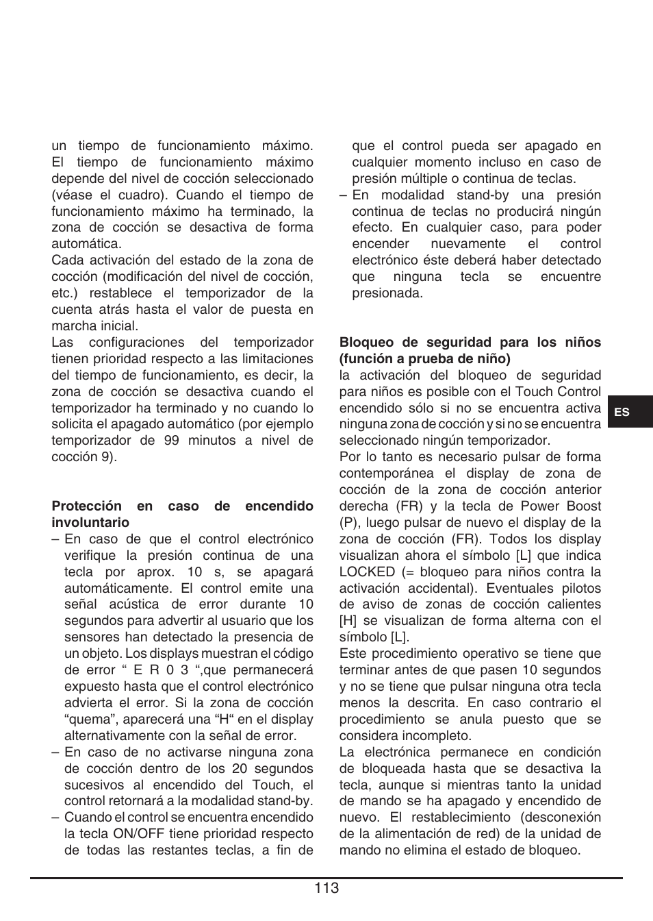 Fulgor Milano CH 1004 ID TS User Manual | Page 113 / 184