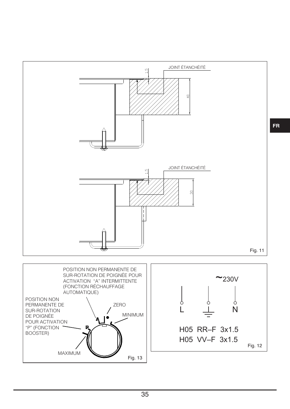 Fulgor Milano CPH 401 ID X User Manual | Page 35 / 80