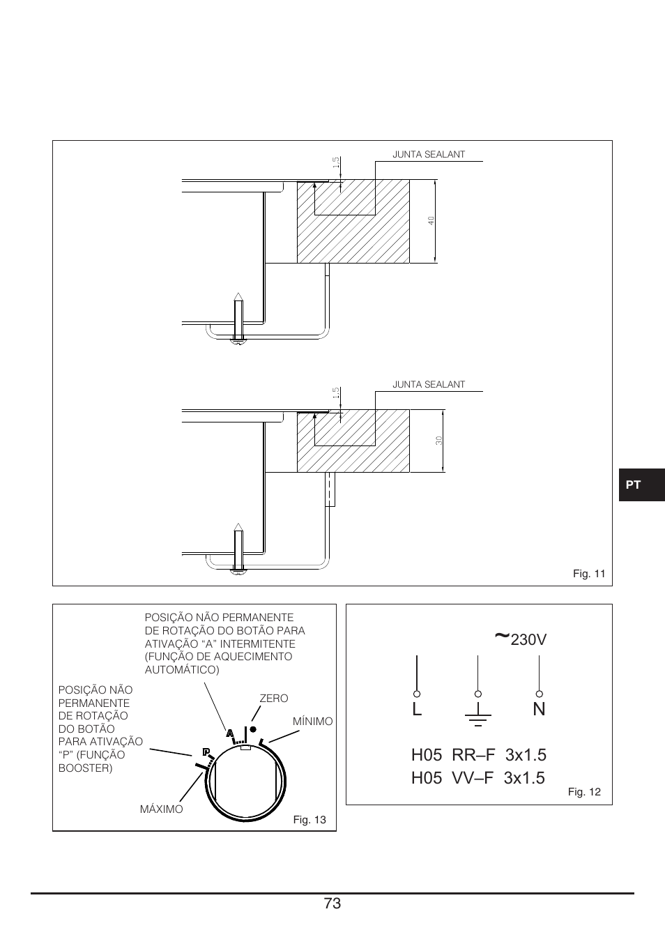 Fulgor Milano CPH 401 ID X User Manual | Page 73 / 80
