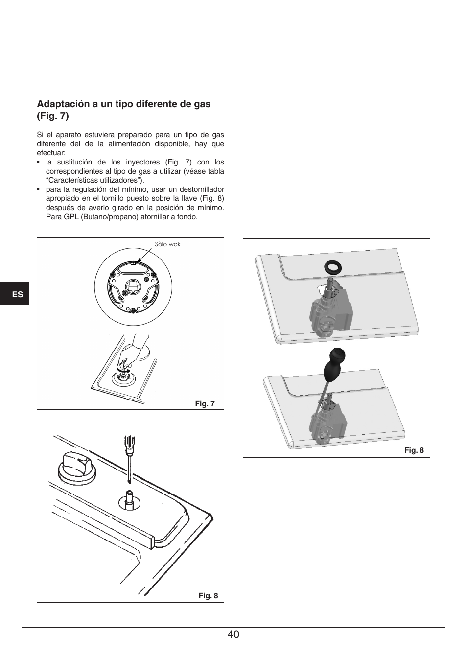 Fulgor Milano PH 905 G WK User Manual | Page 40 / 52