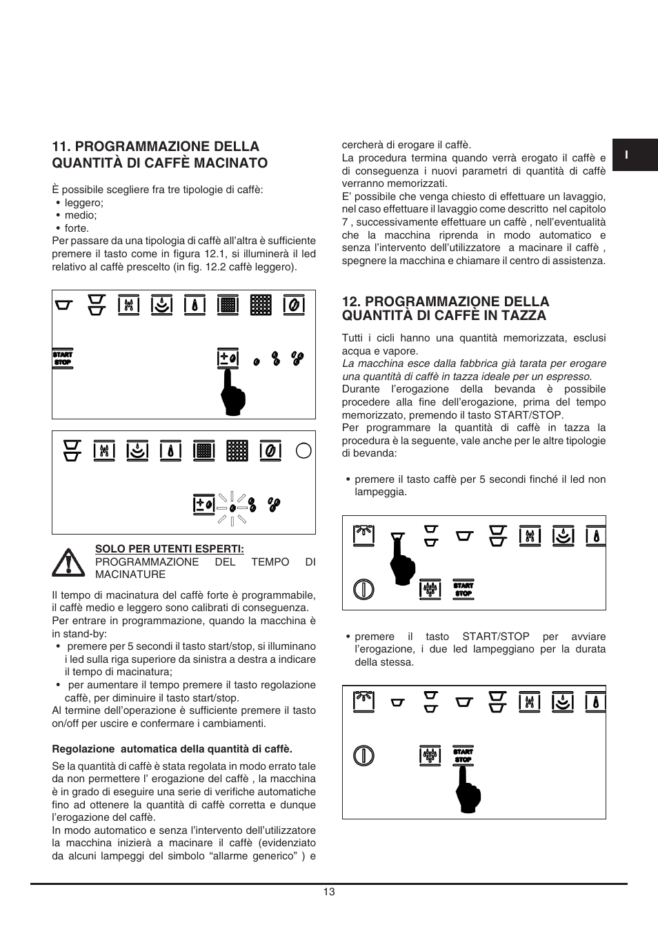 Fulgor Milano CCM 4509 TC User Manual | Page 13 / 96