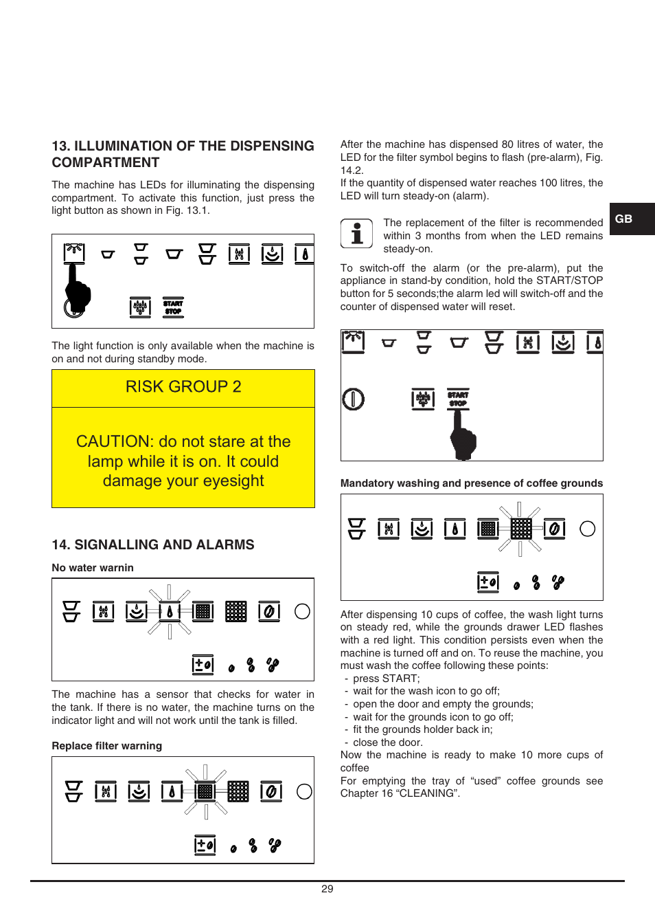 Fulgor Milano CCM 4509 TC User Manual | Page 29 / 96