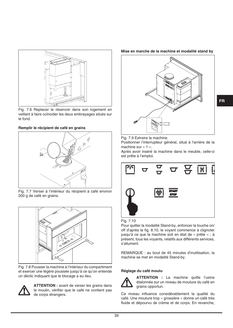 Fulgor Milano CCM 4509 TC User Manual | Page 39 / 96