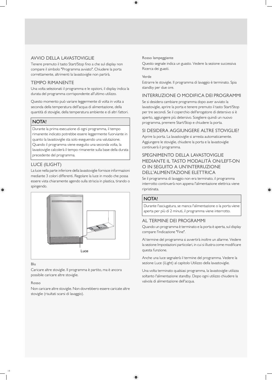 Fulgor Milano FDW9017 User Manual | Page 14 / 168