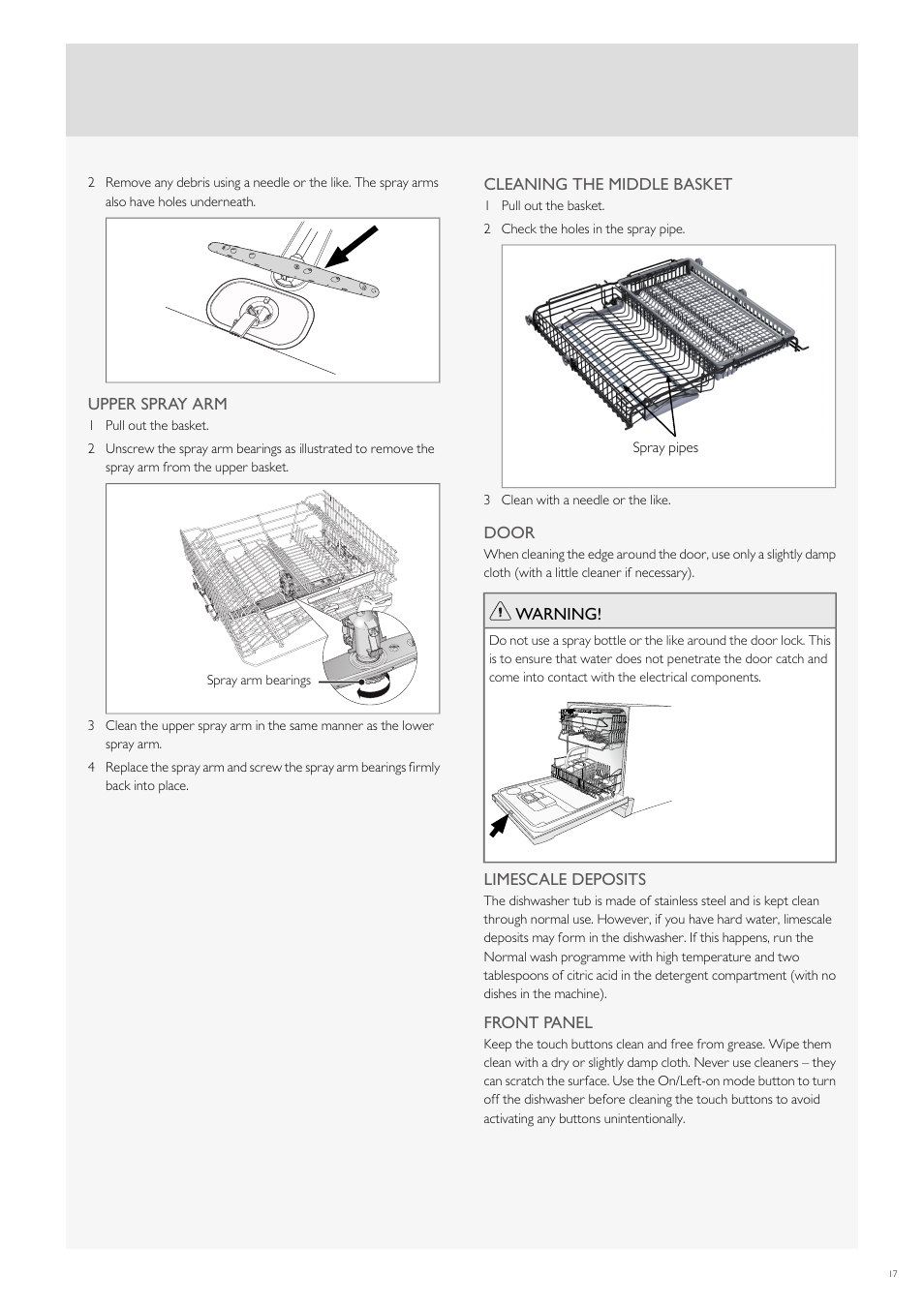 Fulgor Milano FDW9017 User Manual | Page 45 / 168