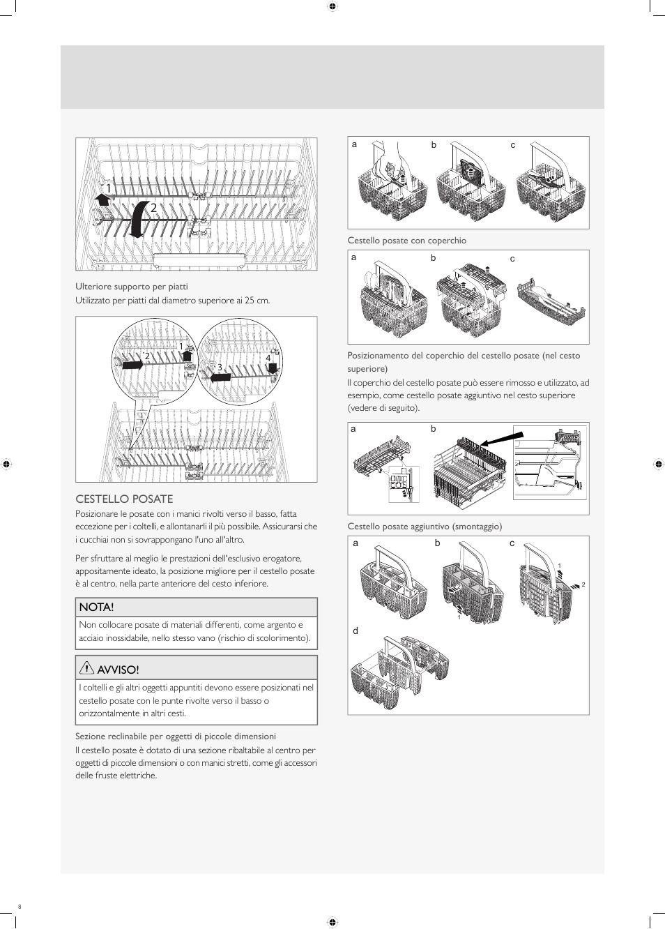 Fulgor Milano FDW9017 User Manual | Page 8 / 168