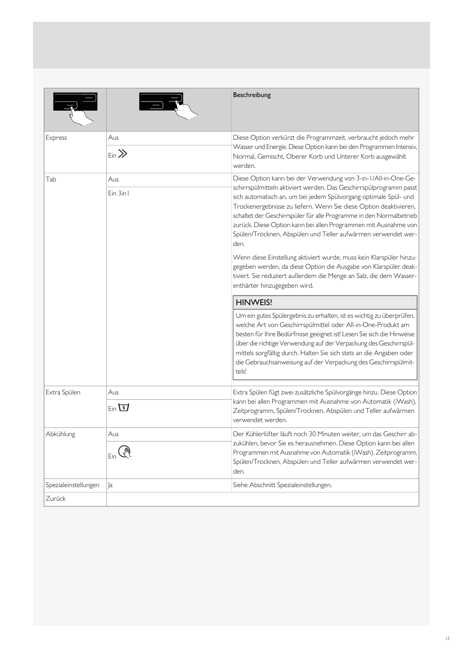 Fulgor Milano FDW9017 User Manual | Page 97 / 168