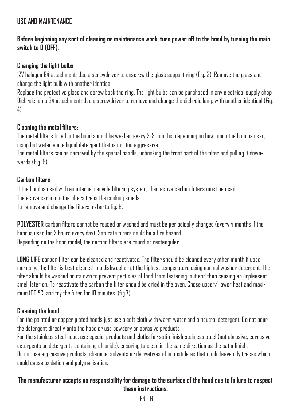 Fulgor Milano SHC 9011 RC X User Manual | Page 9 / 32