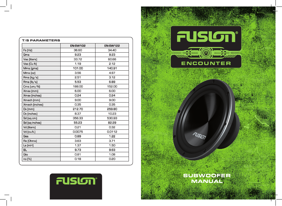 Fusion EN-SW102 User Manual | 2 pages