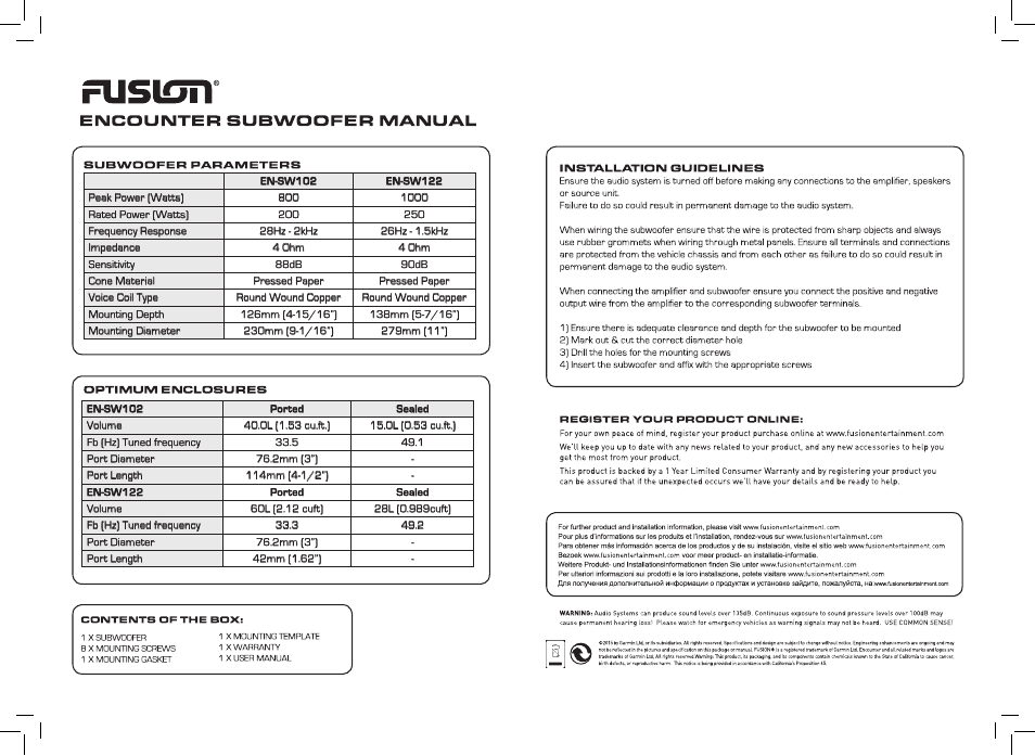 Fusion EN-SW102 User Manual | Page 2 / 2