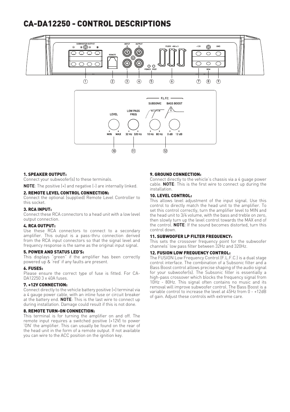 Fusion CA-DA41400 User Manual | Page 5 / 8