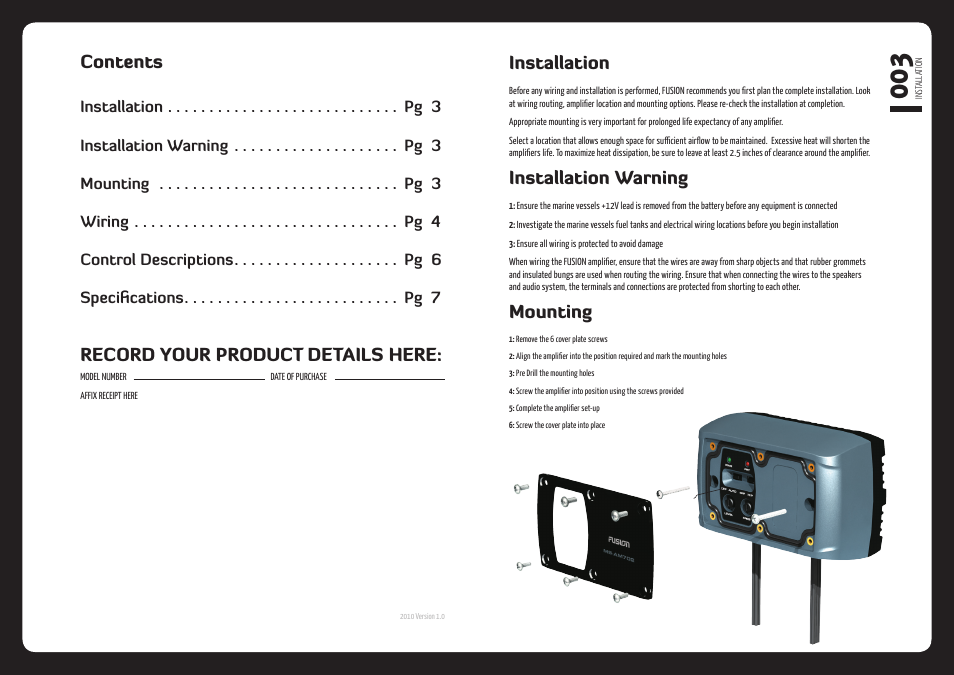 Fusion MS-AM702 User Manual | Page 2 / 5