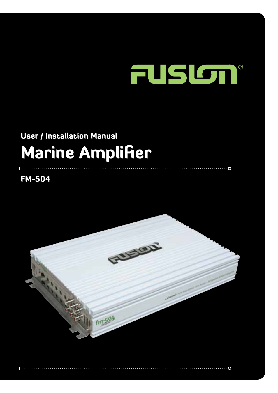 Fusion FM-504 User Manual | 7 pages