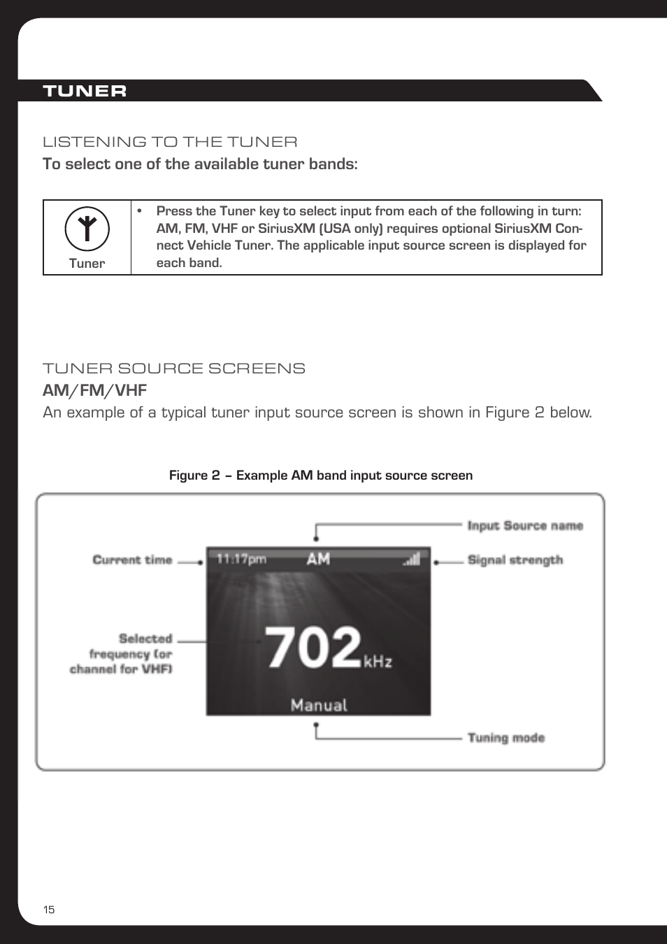 Am/fm/vhf | Fusion MS-AV700i User Manual | Page 16 / 68