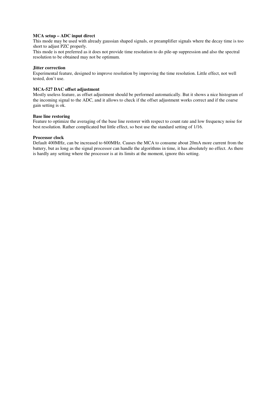 GBS Elektronik MCA-527 How to do an optimum setup User Manual | Page 12 / 12