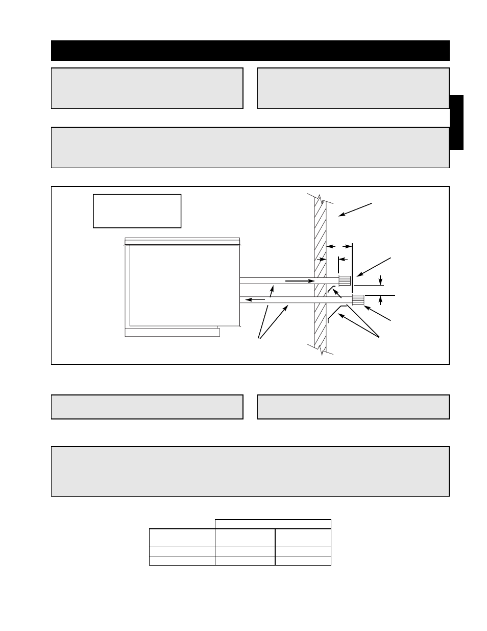 Installation - two pipe venting (horizontal) | Greenheck IG / IGX (464104 IOM) (Pre-2009) User Manual | Page 15 / 92