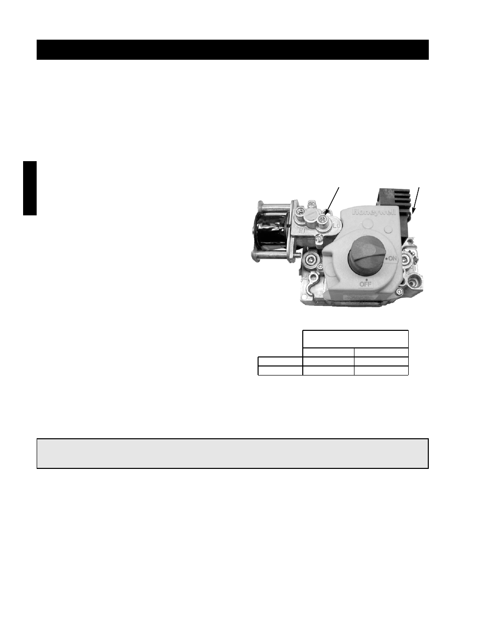 Start-up - 8:1 staged control, Step 3 send the unit to low fire, Warning | Step 4 check the low fire manifold pressure | Greenheck IG / IGX (464104 IOM) (Pre-2009) User Manual | Page 38 / 92