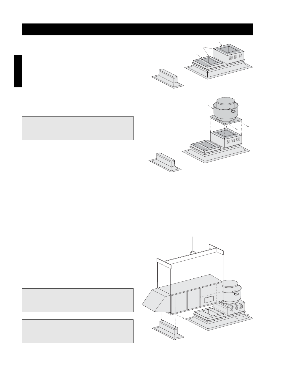 Installation - roof mounted unit arrangement dbc | Greenheck IG / IGX (464104 IOM) (Pre-2009) User Manual | Page 6 / 92