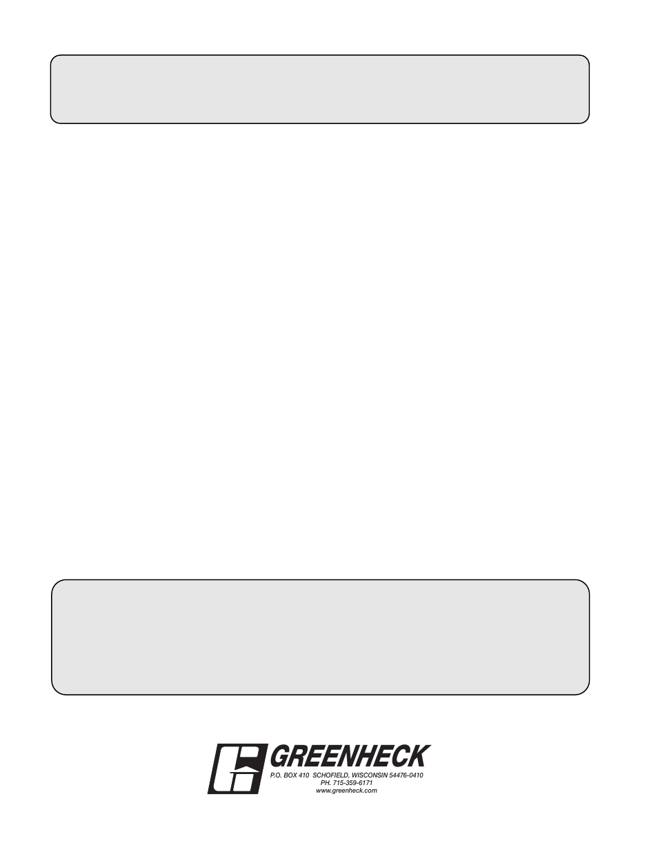 Greenheck | Greenheck IG / IGX (464104 IOM) (Pre-2009) User Manual | Page 92 / 92