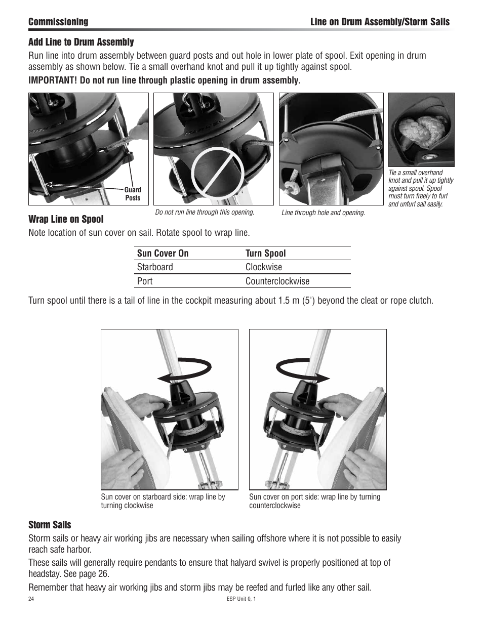 Harken 7320.10 ESP Jib Reefing & Furling User Manual | Page 24 / 36