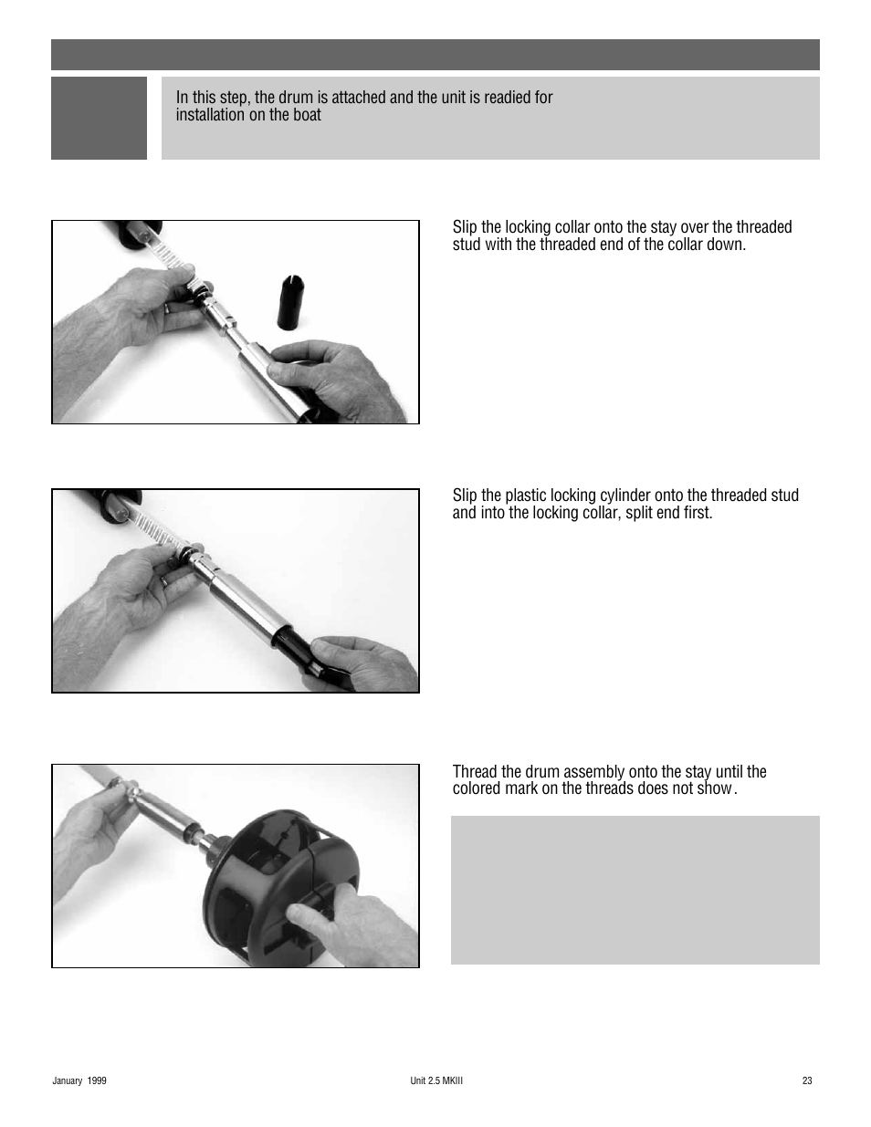 Assembly | Harken 948 MKIII Jib Reefing & Furling User Manual | Page 45 / 78