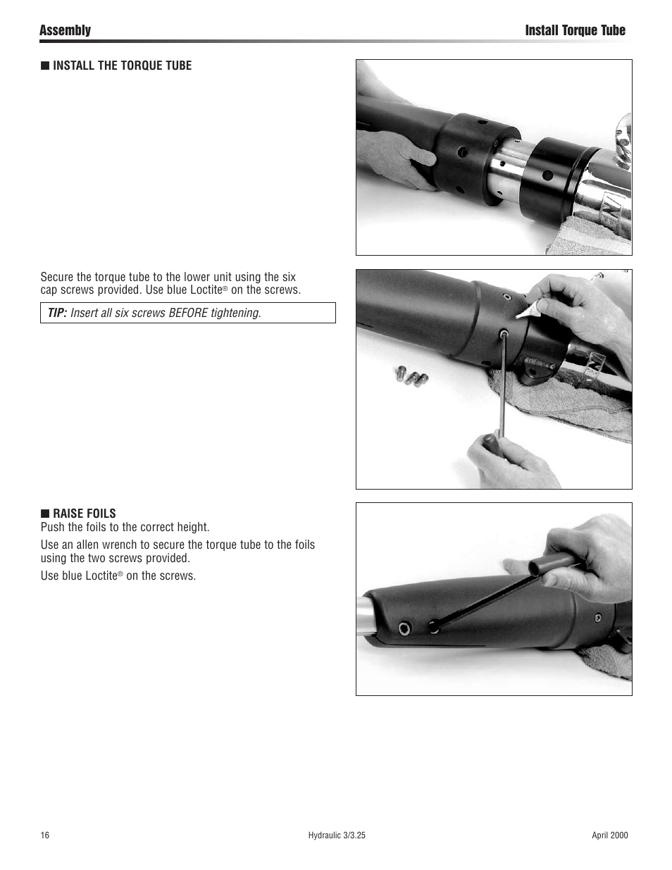 Harken 1027 MKIII Hydraulic Jib Reefing & Furling User Manual | Page 16 / 24