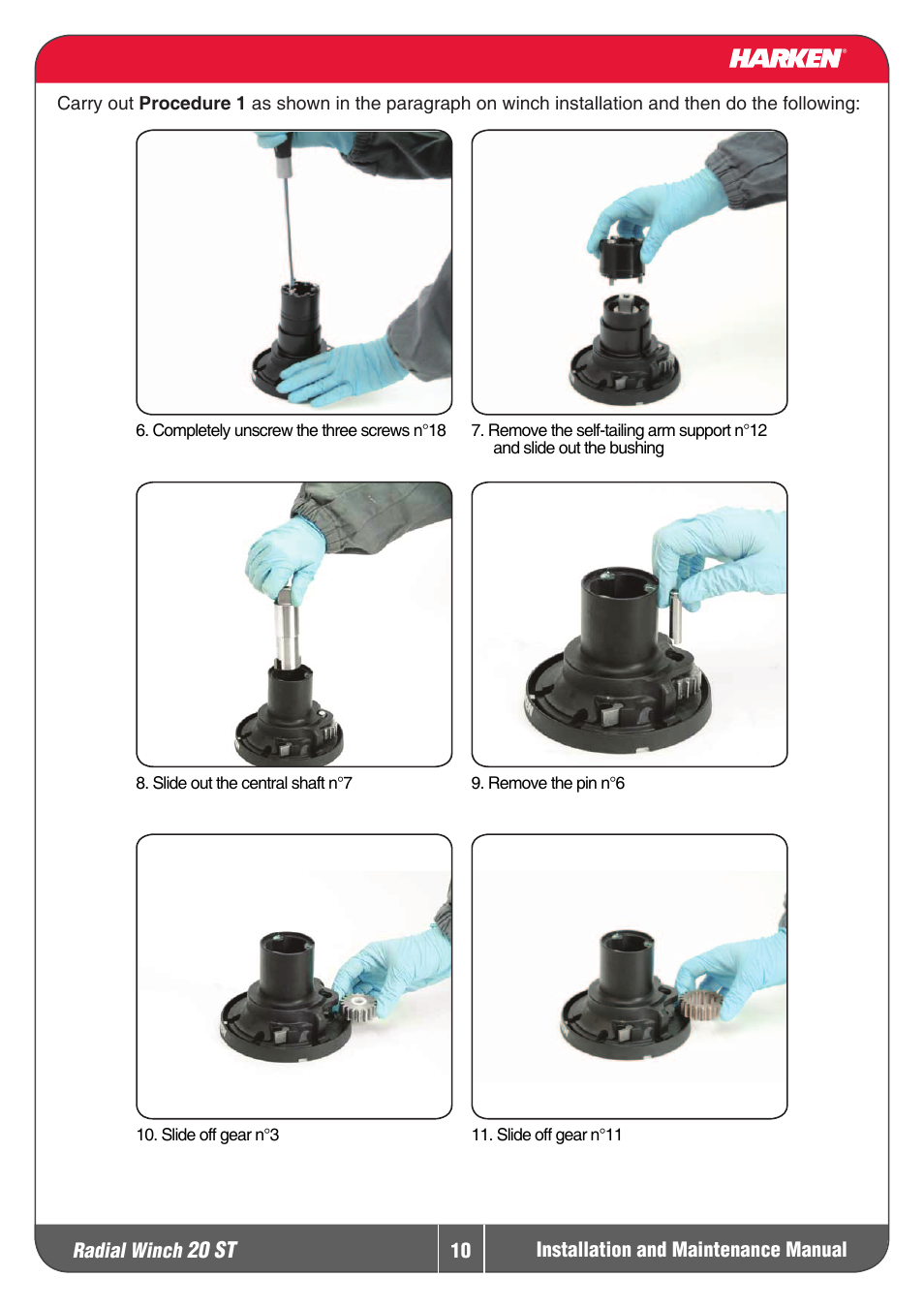 20 st | Harken 20ST Winche User Manual | Page 10 / 19
