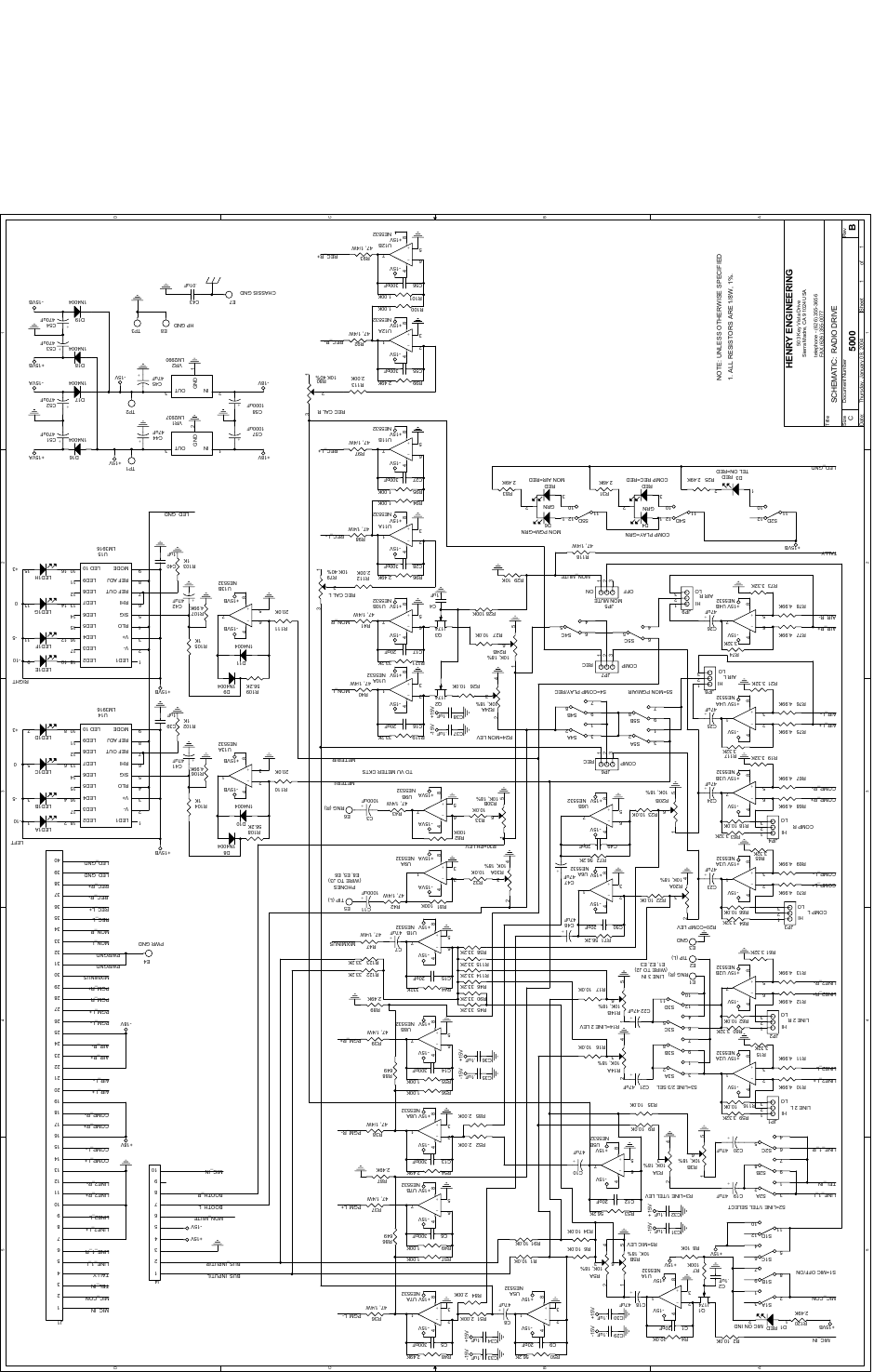 500 0 b, Henry engineerin g | Henry Engineering Studiodrive User Manual | Page 6 / 7