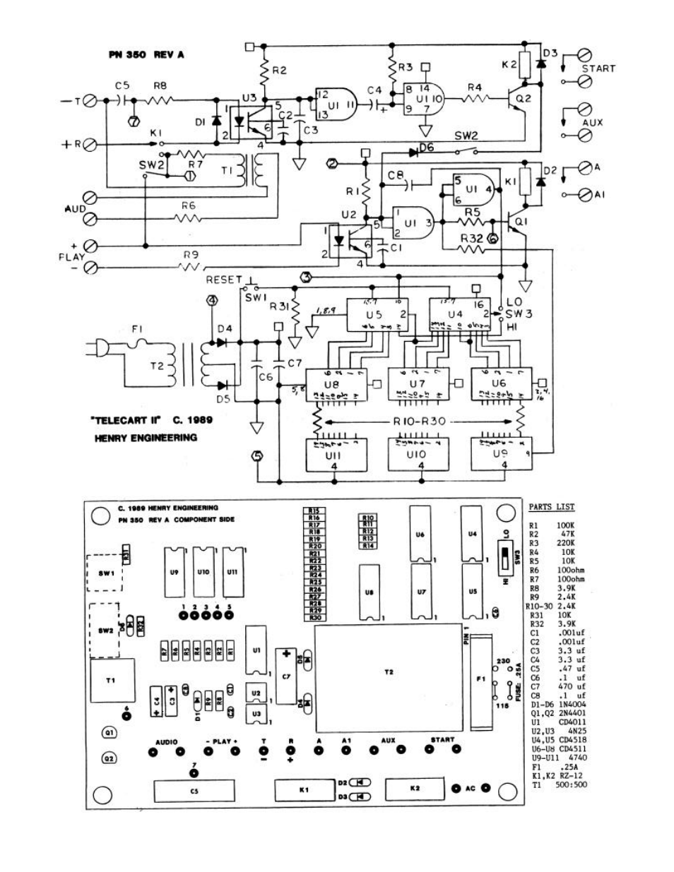 Henry Engineering TeleCart II User Manual | Page 2 / 2