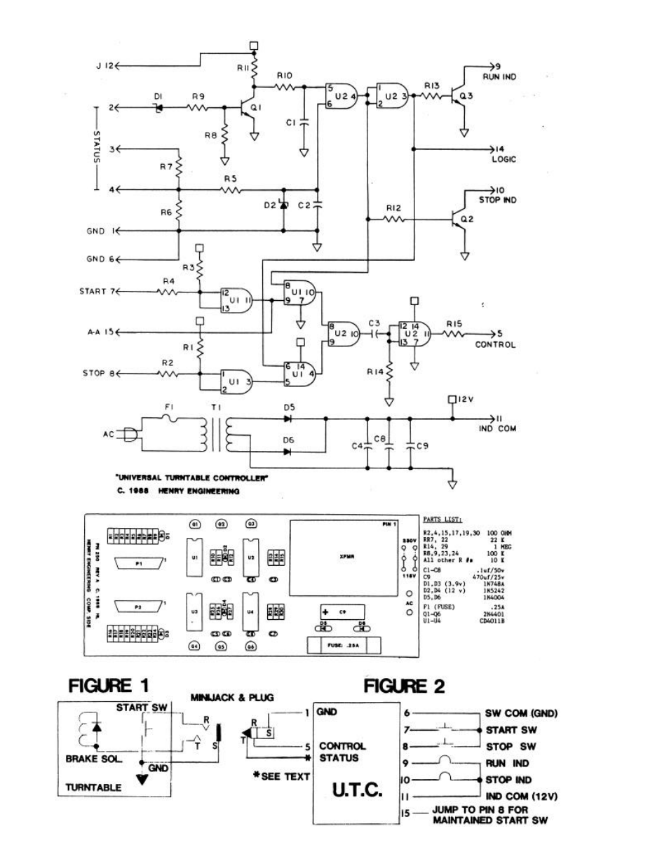 Henry Engineering Turntable Controller MK.II User Manual | Page 3 / 3