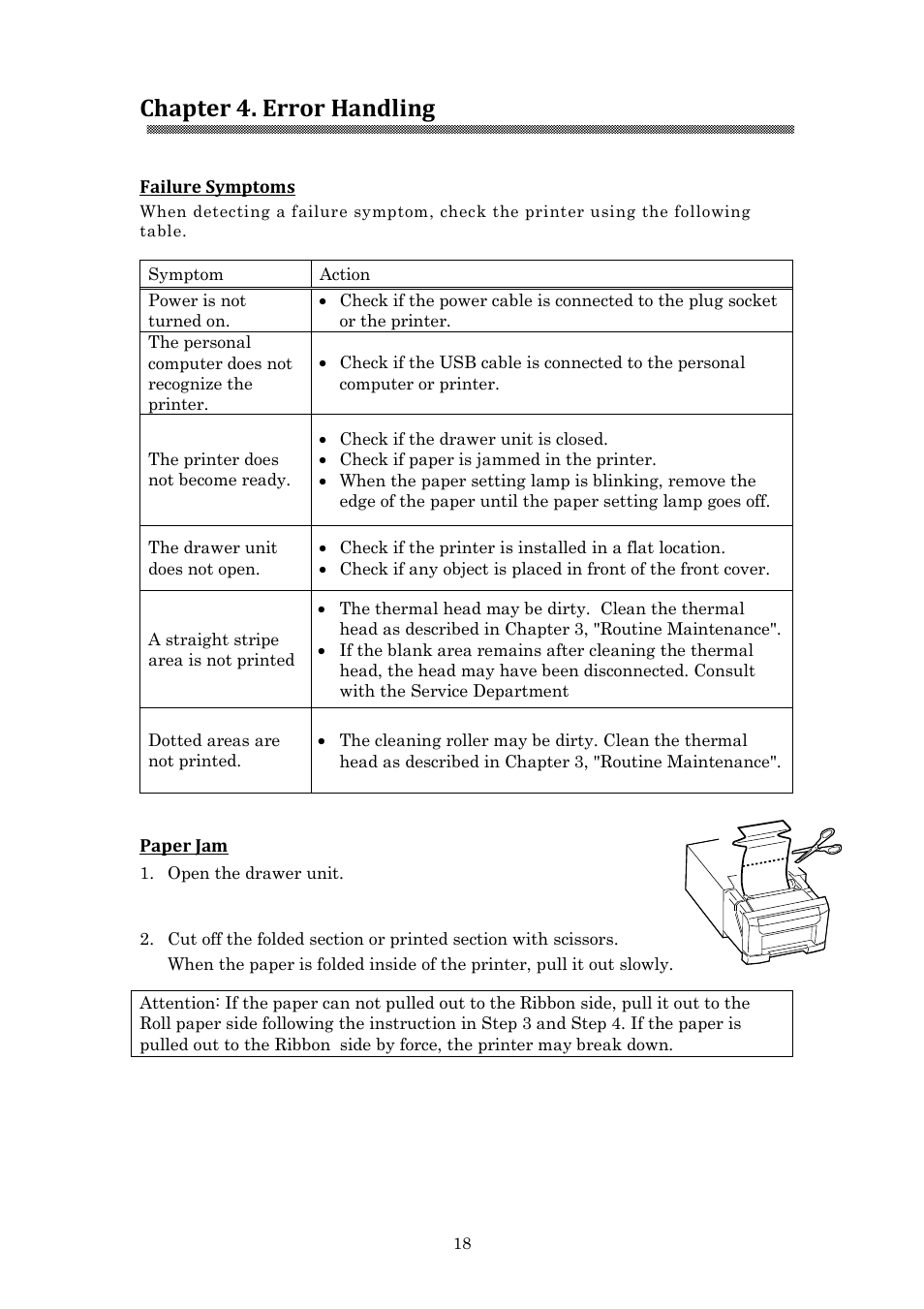 Chapter 4. error handling | HiTi P910L User Manual User Manual | Page 21 / 25