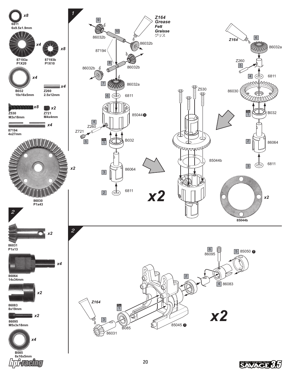 I-12881-1_p20.pdf | HPI Racing Savage 3.5 User Manual | Page 20 / 68