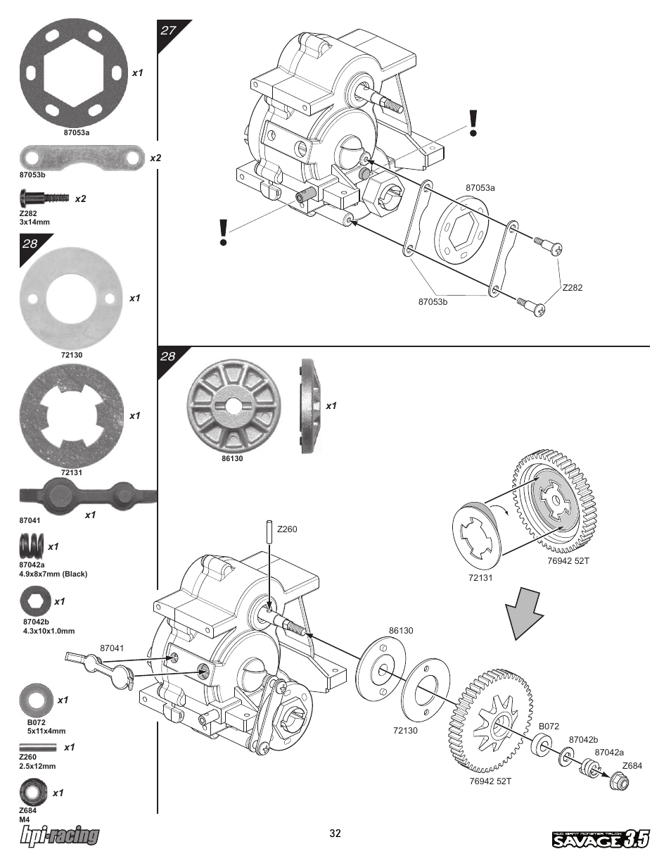I-12881-1_p32.pdf | HPI Racing Savage 3.5 User Manual | Page 32 / 68
