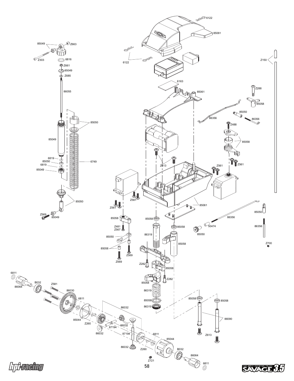 I-12881-1_p58.pdf | HPI Racing Savage 3.5 User Manual | Page 58 / 68