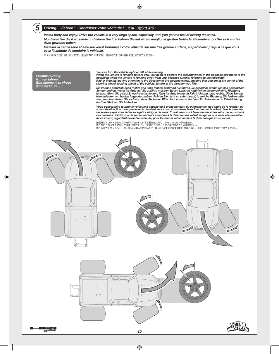 HPI Racing Nitro Monster King User Manual | Page 20 / 60