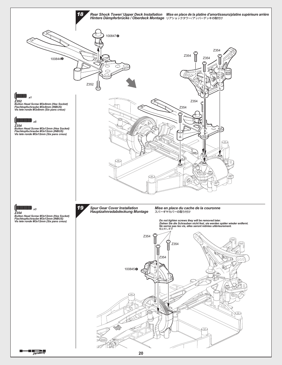 HPI Racing Cyber 10B User Manual | Page 20 / 44