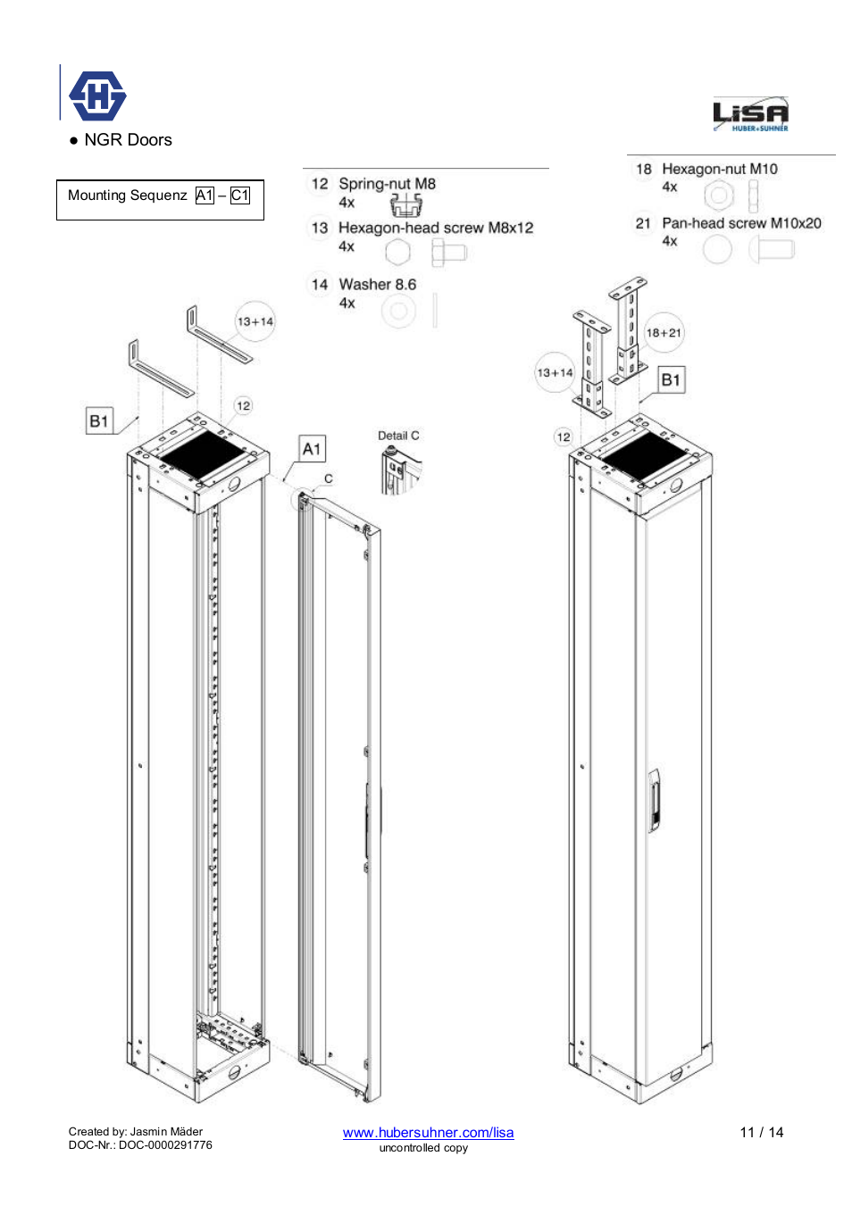 Ngr 3-22 | HUBER+SUHNER NGR 3-22 User Manual | Page 11 / 14