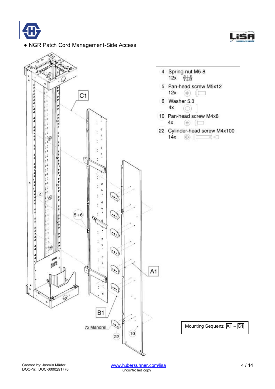 Ngr 3-22 | HUBER+SUHNER NGR 3-22 User Manual | Page 4 / 14