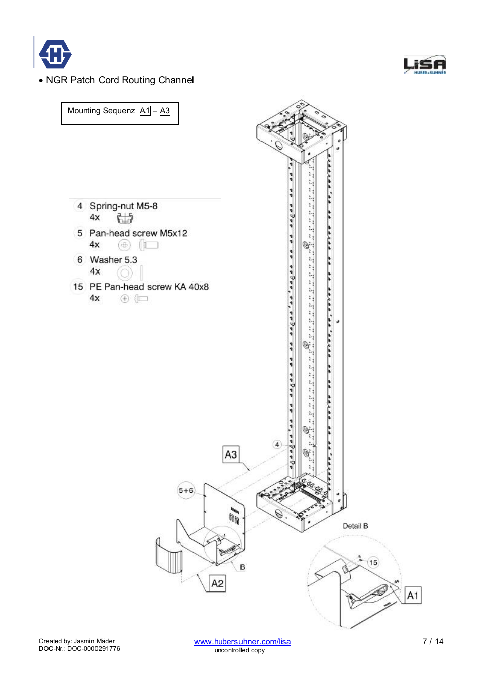 Ngr 3-22 | HUBER+SUHNER NGR 3-22 User Manual | Page 7 / 14