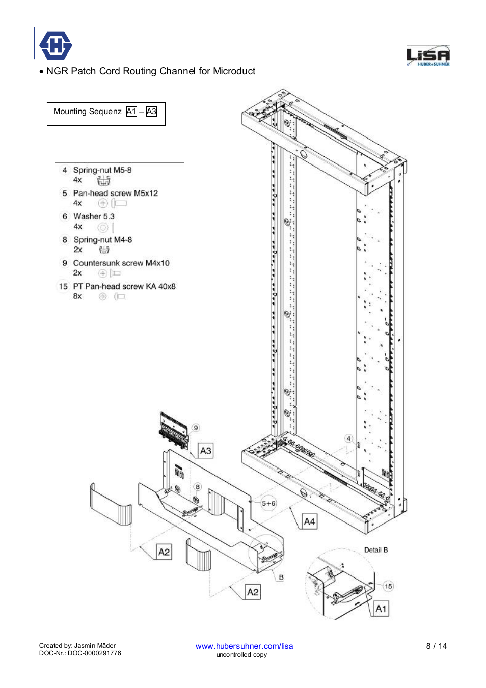 Ngr 3-22 | HUBER+SUHNER NGR 3-22 User Manual | Page 8 / 14