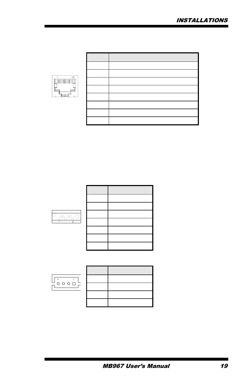 IBASE MB967 User Manual | Page 19 / 76