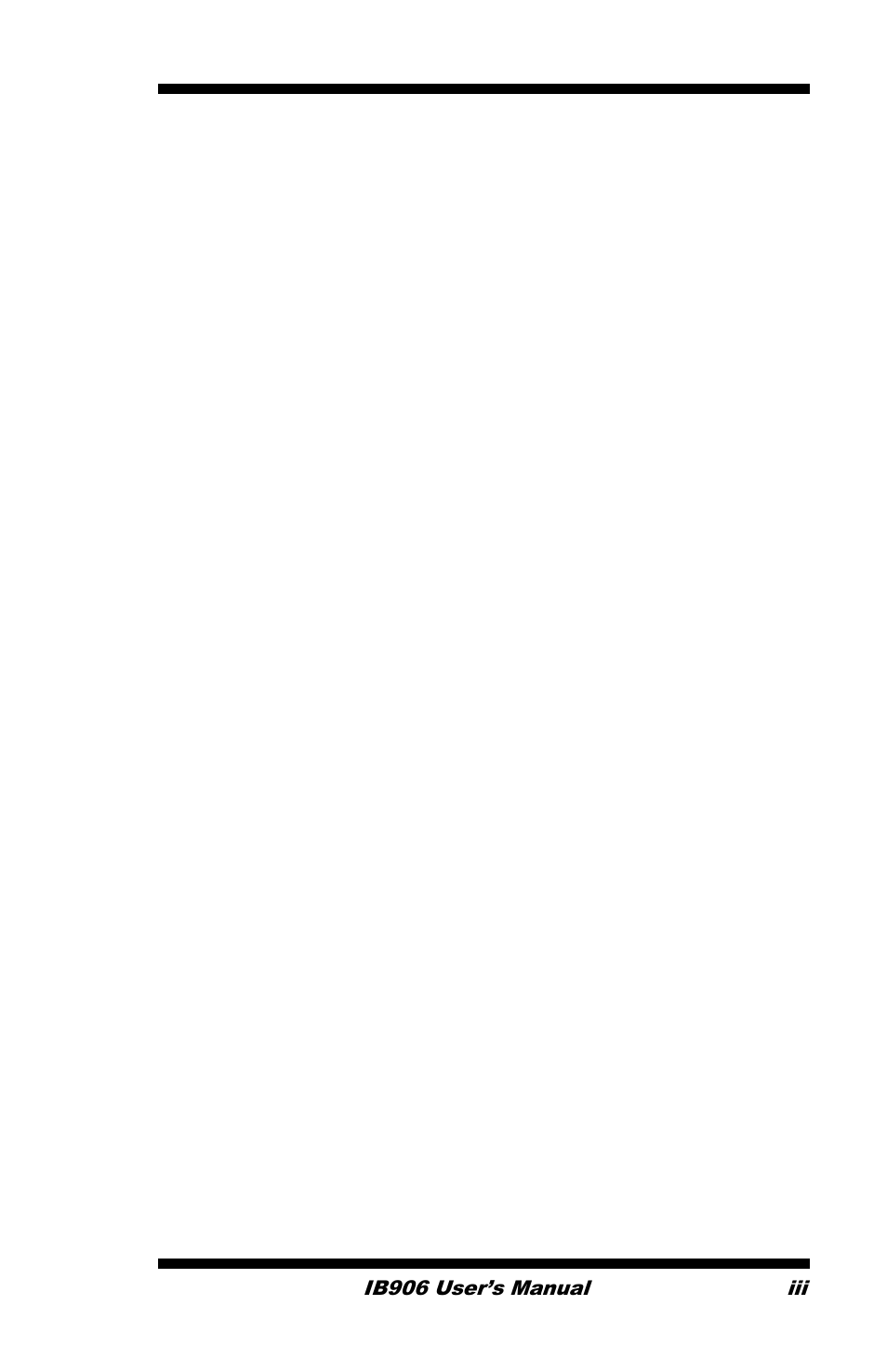 IBASE IB906 User Manual | Page 3 / 56