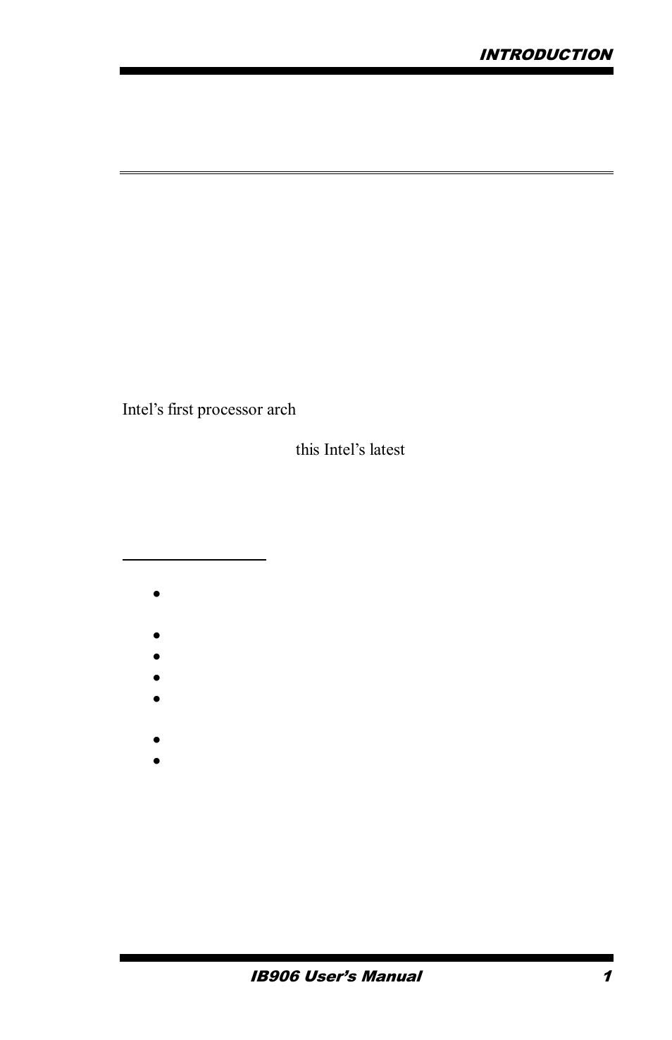 Introduction, Product description | IBASE IB906 User Manual | Page 5 / 56