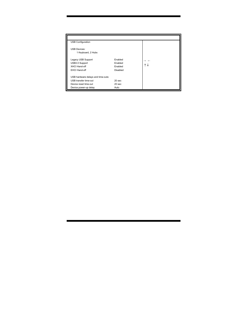Usb configuration usb configuration parameters | IBASE IB905 User Manual | Page 33 / 62