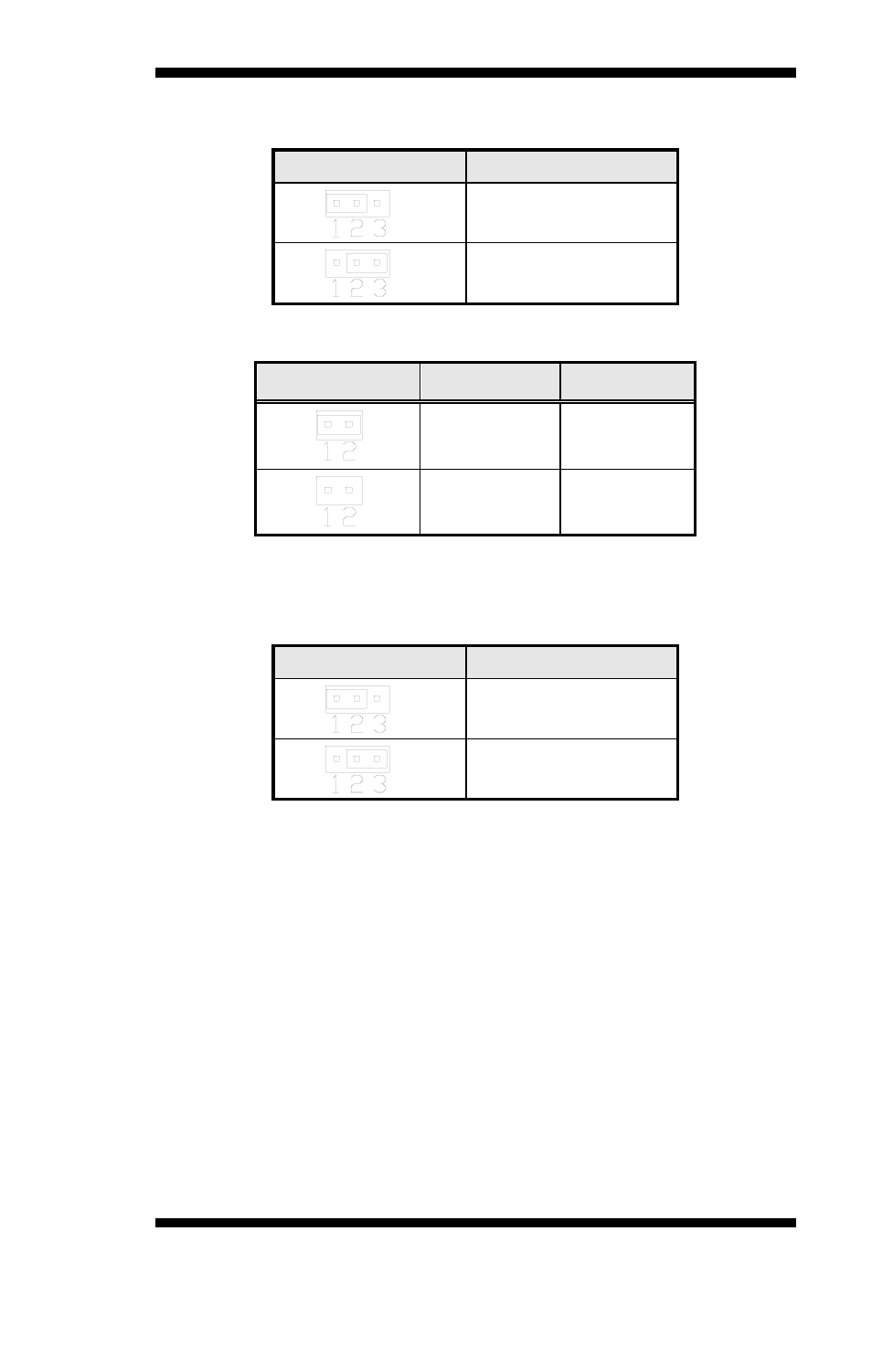 Jp1: lvds vdd select (5v / 3.3v), Jp1 vdd setting, 5v jp2: cf connector master/slave setting | Jp2 setting function, Short/closed master, Jp3 function, Normal (default), Clear cmos | IBASE IB550 User Manual | Page 13 / 58