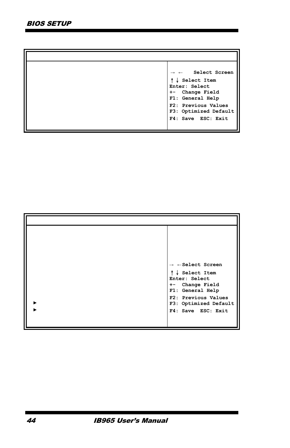 Pch azalia configuration, System agent (sa) configuration, Vt-d check to enable vt-d function on mch | Bios setup, Ib965 user’s manual | IBASE IB965 User Manual | Page 48 / 80