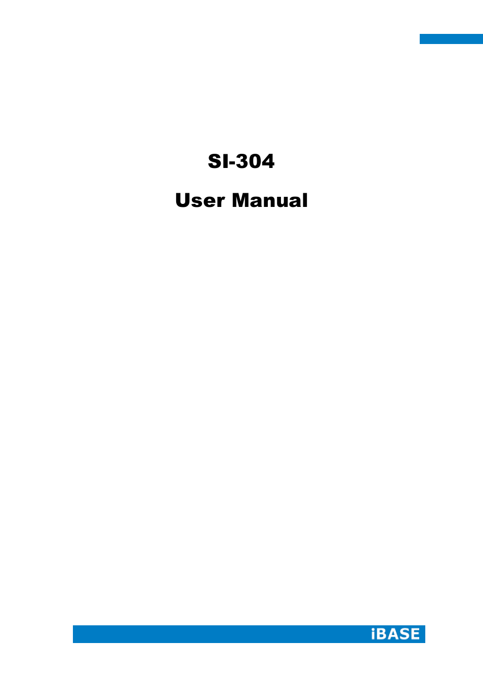 IBASE SI-304 User Manual | 62 pages