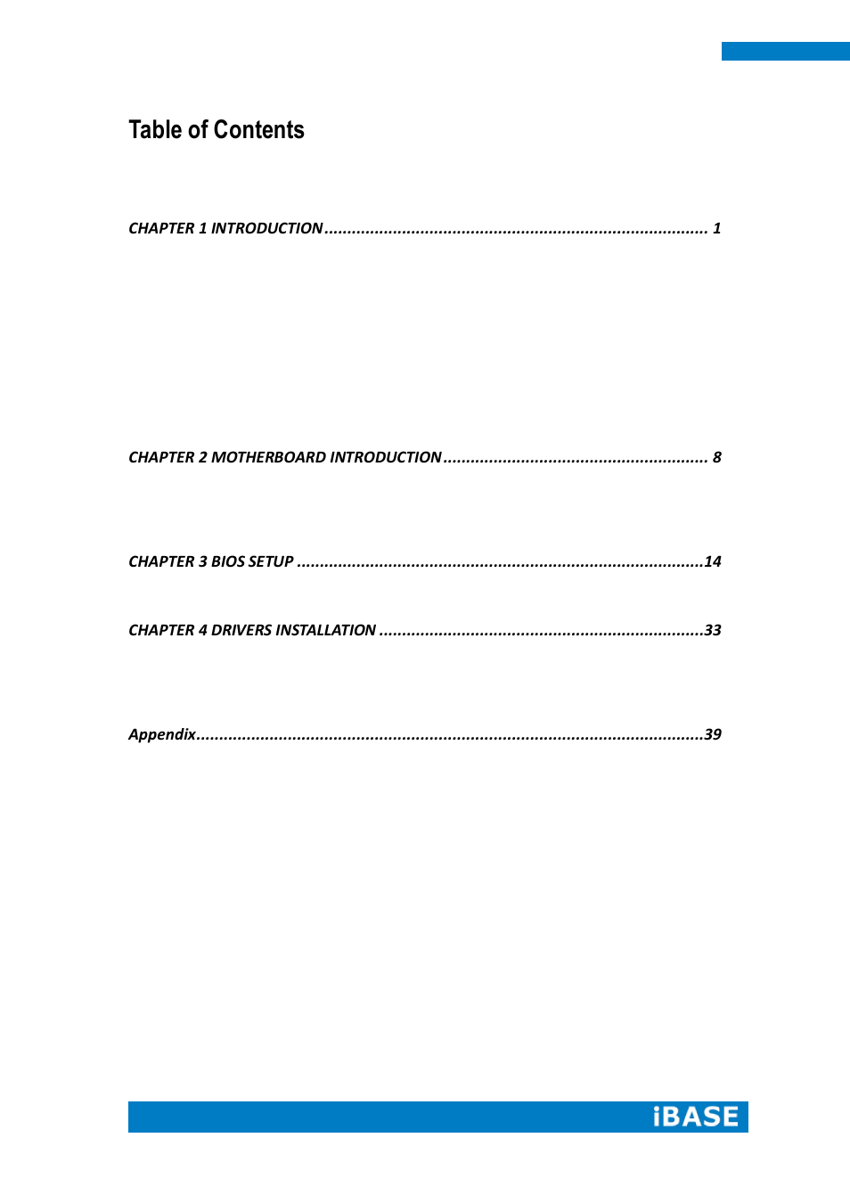 IBASE SI-304 User Manual | Page 4 / 62