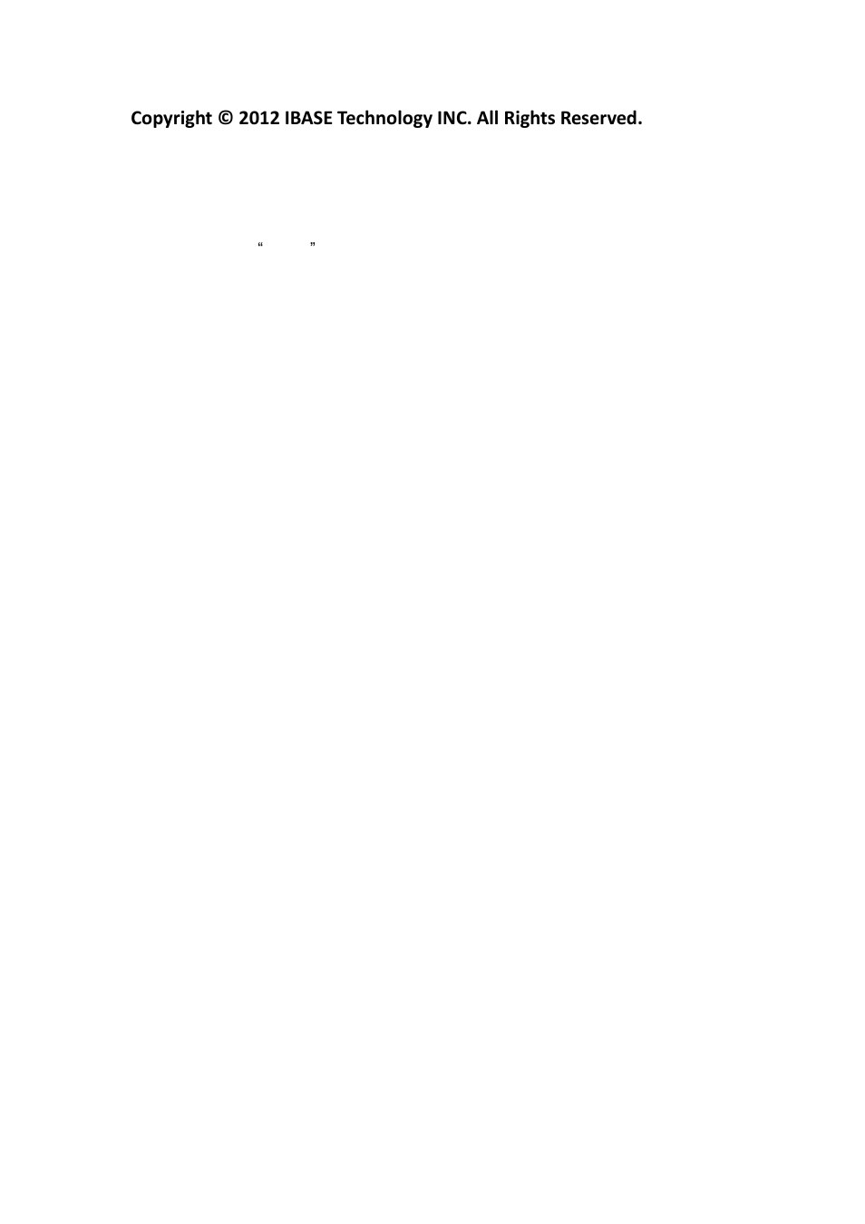 IBASE SI-38N User Manual | Page 2 / 53