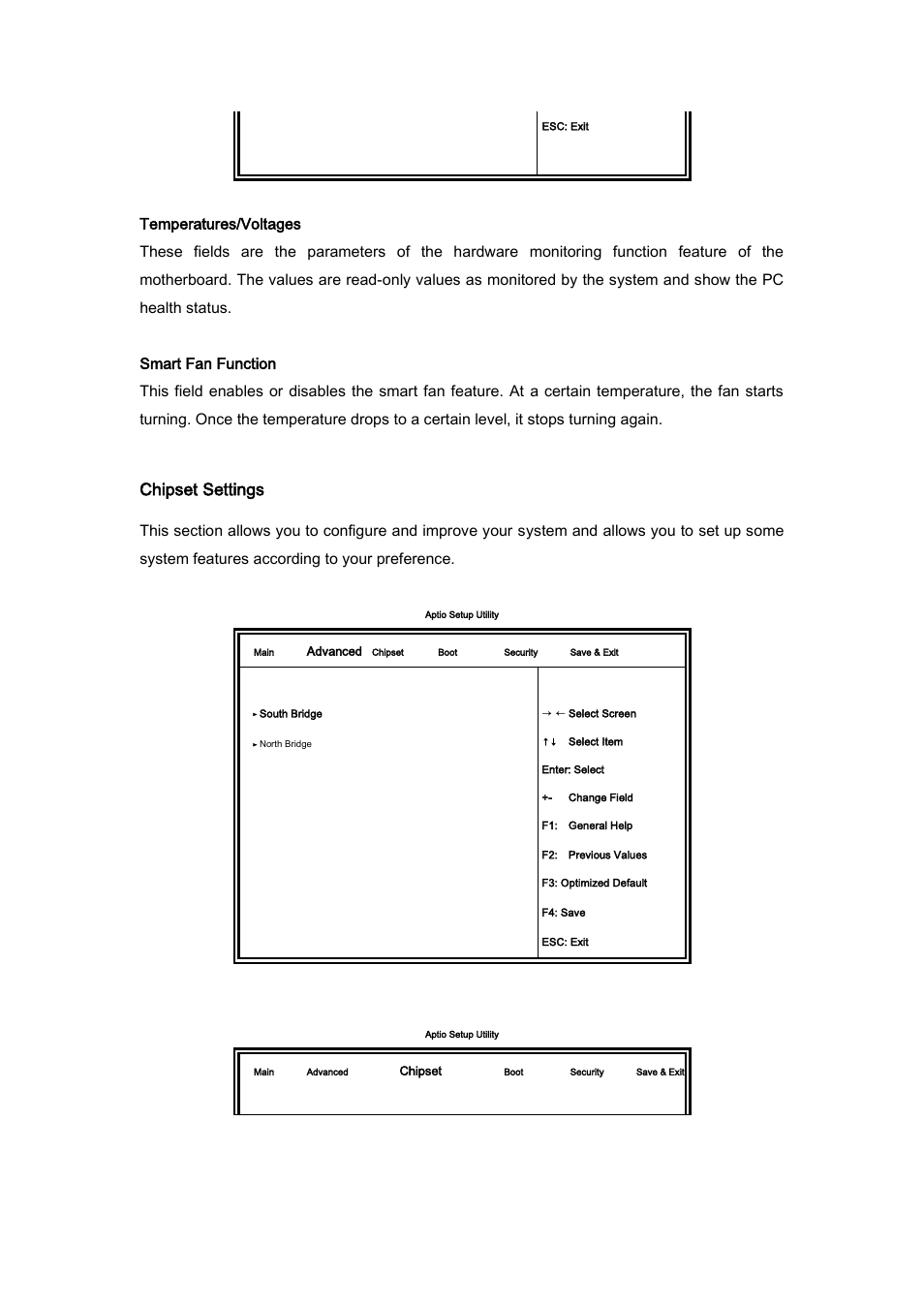 Chipset settings | IBASE SI-38N User Manual | Page 30 / 53